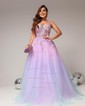Ball Gown Sweetheart Tulle Corset Prom Dresses With Appliques