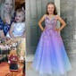 Ball Gown Sweetheart Tulle Corset Prom Dresses With Appliques