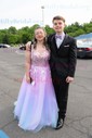 Ball Gown Sweetheart Tulle Corset Prom Dresses With Appliques
