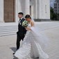 Ball Gown Square Neck Tulle 3D Floral Prom Dresses