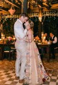 Ball Gown Sweetheart Tulle 3D Floral Prom Dresses