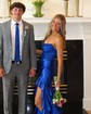 Mermaid Strapless Satin Tiered Prom Dresses With Appliques