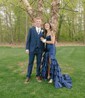 Mermaid Strapless Satin Tiered Prom Dresses With Appliques