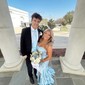 Mermaid Strapless Satin Tiered Prom Dresses With Appliques