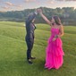 Ball Gown Square Neck Tulle Ruffle Tiered Prom Dresses