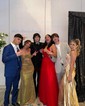 Sheath/Column Sweetheart Satin Corset Prom Dresses With Appliques