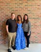 Ball Gown Strapless Chiffon Ruffle Tiered Prom Dresses