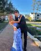 Ball Gown Strapless Chiffon Ruffle Tiered Prom Dresses