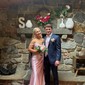 Sheath/Column Off-the-shoulder Satin Corset Prom Dresses With Appliques