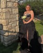 Ball Gown Strapless Chiffon Tiered Prom Dresses With Beading