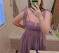 A-line V-neck Tulle Ankle-length Short Prom Dresses With Pockets