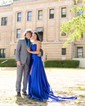 Sheath/Column Satin Strapless Prom Dresses With Ruched