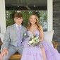 Ball Gown Strapless Tulle Ruffle Tiered Prom Dresses
