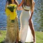 Mermaid Off-the-shoulder Sparkly Sequin Prom Dresses With Appliques