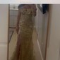 Mermaid Off-the-shoulder Sparkly Sequin Prom Dresses With Appliques
