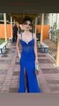 Mermaid V-neck Glitter Corset Prom Dresses With Ruched
