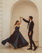 A-line Cowl Neck Satin Prom Dresses With Ruched