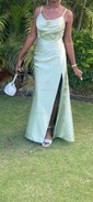 Sheath/Column Cowl Neck Satin Prom Dresses With Ruched