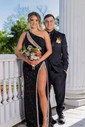 Sheath/Column One Shoulder Cut Out Sparkly Sequin Prom Dresses