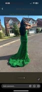 Sweetheart Fit and Flare Corset Sequin Prom Dresses