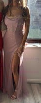 Sparkly Sweetheart Sequin Corset Prom Dresses with Ruched